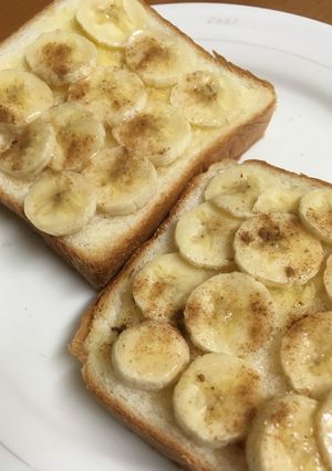 シナモンの香り♪食パンで簡単バナナパン-レシピのメイン写真