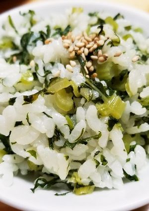簡単！美味しいヘルシー大根葉の混ぜご飯♪-レシピのメイン写真