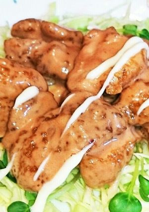チキンサラダ(唐揚げオーロラソース)-レシピのメイン写真