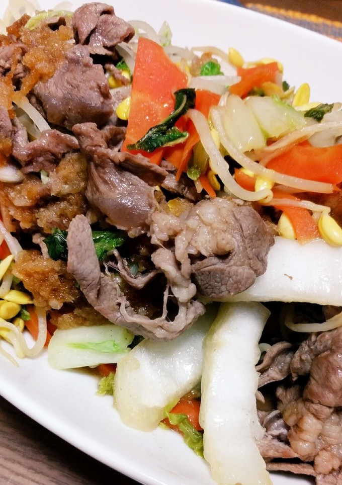 ジンギスカン風野菜炒め-レシピのメイン写真
