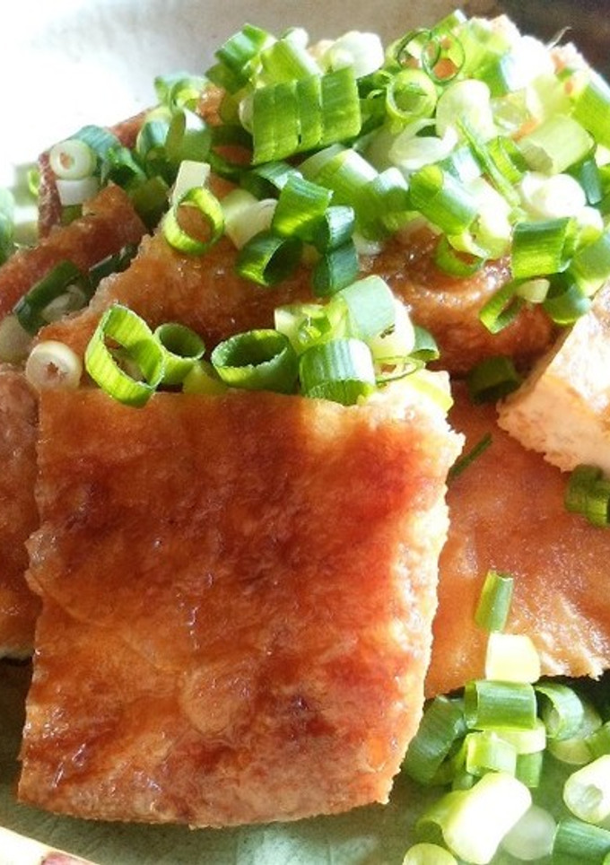 あげとネギだけのじゅわっと甘辛煮-レシピのメイン写真
