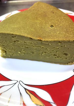 簡単ヨーグルトで抹茶チーズケーキ-レシピのメイン写真
