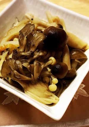高血圧・糖尿病対策☆キノコの煮物-レシピのメイン写真