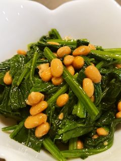 ほうれん草の納豆和え-レシピのメイン写真