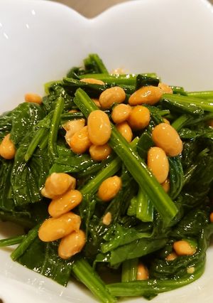 ほうれん草の納豆和え-レシピのメイン写真