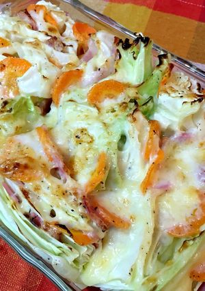 キャベツ&ベーコンのマヨチーズ焼き-レシピのメイン写真