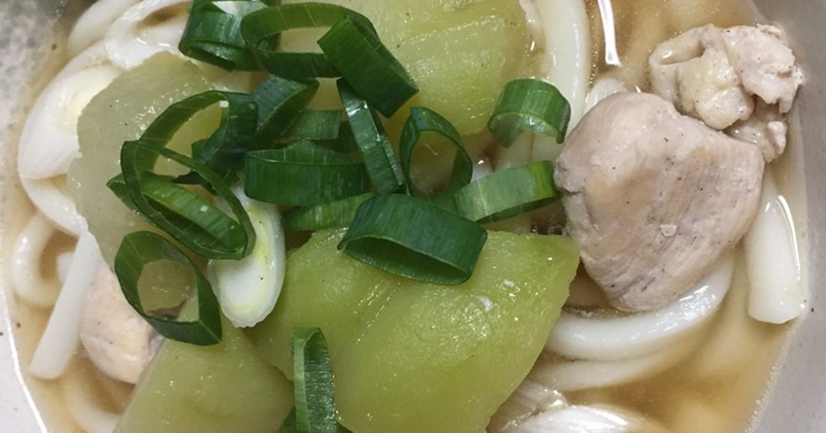 はやとうり と 鶏肉のうどん by 。＊⁂sora⁂＊゜ 【クックパッド】 簡単