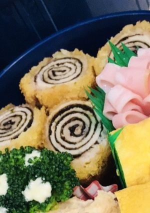 海苔入りくるくるカツ-レシピのメイン写真