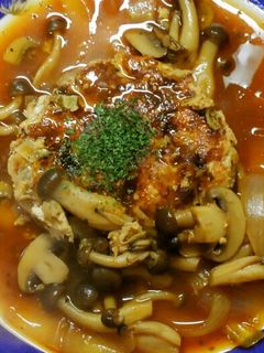 きのこ入り✿チキンハンバーグのデミ煮込み-レシピのメイン写真