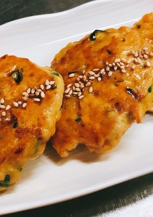 レンコン入りのつくねハンバーグ-レシピのメイン写真