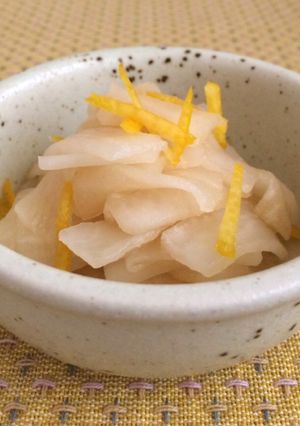 大根の蜂蜜ゆずぽんず漬-レシピのメイン写真