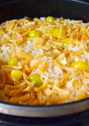 干し貝柱と銀杏の炊き込みご飯-レシピのメイン写真