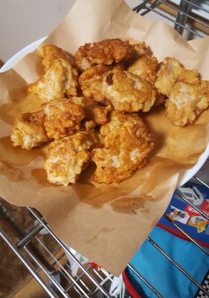 湿気たお煎餅救済！唐揚げ-レシピのメイン写真