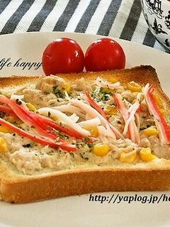 ツナマヨコーン☆トースト-レシピのメイン写真