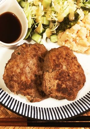 プルコギビーフとおからのハンバーグ-レシピのメイン写真