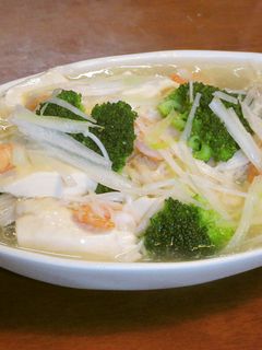 海老と豆腐とブロッコリーの中華あんかけ-レシピのメイン写真