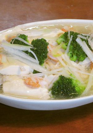 海老と豆腐とブロッコリーの中華あんかけ-レシピのメイン写真