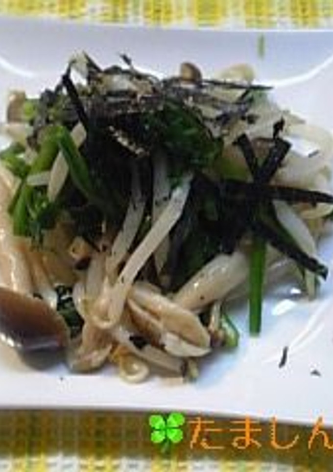 ほうれん草としめじのポン酢和え-レシピのメイン写真