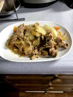 キャベツたっぷり豚こまのカレー炒め-レシピのメイン写真