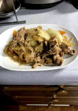 キャベツたっぷり豚こまのカレー炒め-レシピのメイン写真