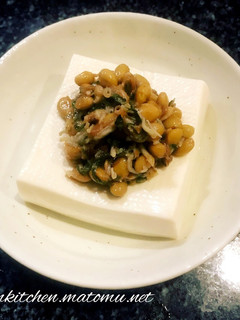 納豆トッピングの温奴-レシピのメイン写真