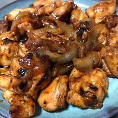 รูปของ 甘辛とりもも肉のバーベキューソース炒め☆