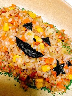 ガーリックピラフ*Halloween-レシピのメイン写真