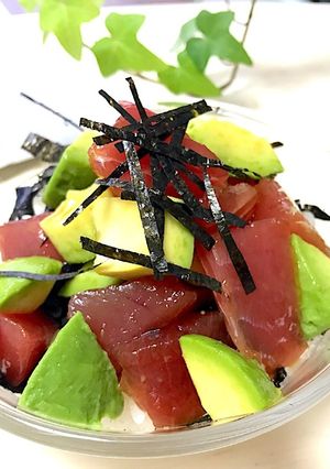 かんたんマクロ漬け丼！-レシピのメイン写真