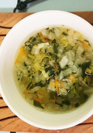 「離乳食」 シンプル野菜スープ-レシピのメイン写真