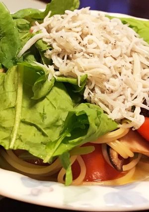 しらすとルッコラのフレッシュトマトパスタ-レシピのメイン写真