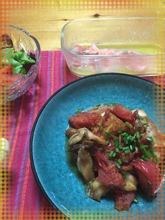 厚揚げとトマトの生姜焼き-レシピのメイン写真