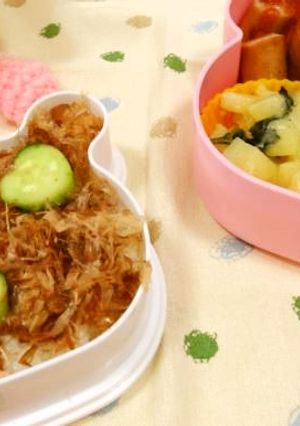 三色弁当-レシピのメイン写真