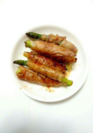 しそとアスパラの豚バラ巻き-レシピのメイン写真