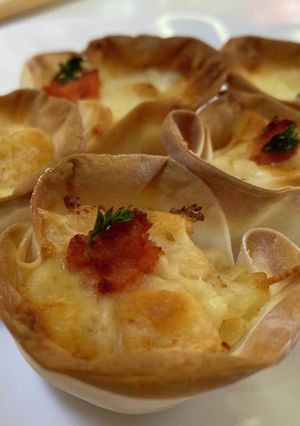 餃子の皮っぷ①明太子ポテト-レシピのメイン写真