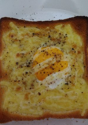 カリカリが美味しい！エッグチーズトースト-レシピのメイン写真