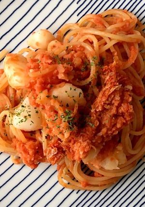 フライパンひとつで簡単ポテサラパスタ-レシピのメイン写真