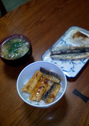 【パラダイス料理】サンマ蒲・塩の２色焼き-レシピのメイン写真
