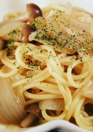 玉ねぎとしめじの和風あんかけパスタ☆-レシピのメイン写真