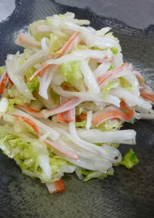 白菜とかにかまのあえもの【ＪＡ福岡市】-レシピのメイン写真
