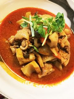 根菜と鶏肉の韓国風煮物☆-レシピのメイン写真