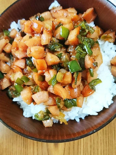 簡単!ズボラなウインナー丼☆-レシピのメイン写真