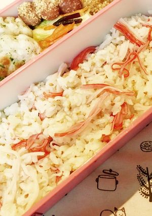 カニカマ昆布茶の混ぜご飯♫おにぎりでも-レシピのメイン写真