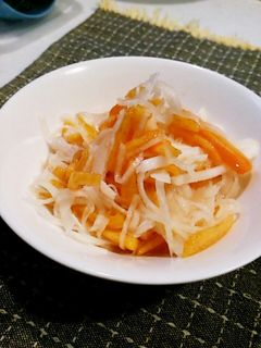 柿と大根のなます-レシピのメイン写真