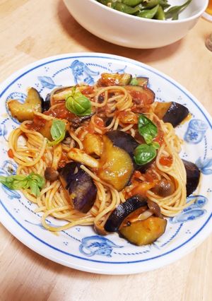 5分でできるミートスパゲティ(生麺風)-レシピのメイン写真