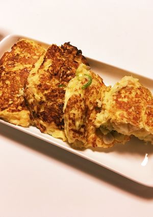 ネギとはんぺんのふわふわ焼き-レシピのメイン写真
