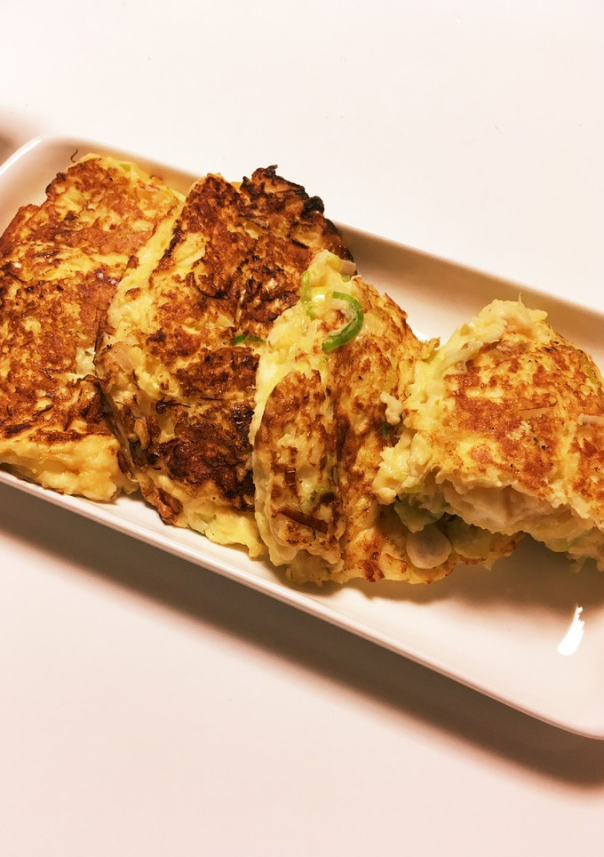 ネギとはんぺんのふわふわ焼き-レシピのメイン写真