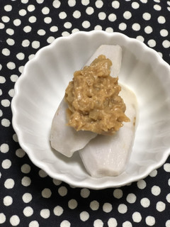 里芋に!ごぼうのツブツブみそソース-レシピのメイン写真