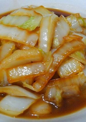 お手軽❤白菜(白い部分)のきんぴら-レシピのメイン写真