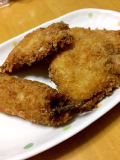 ピーマン&チーズ&梅干しの豚肉巻き揚げ♫-レシピのメイン写真