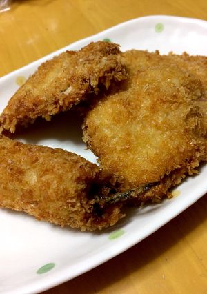 ピーマン＆チーズ＆梅干しの豚肉巻き揚げ♫-レシピのメイン写真